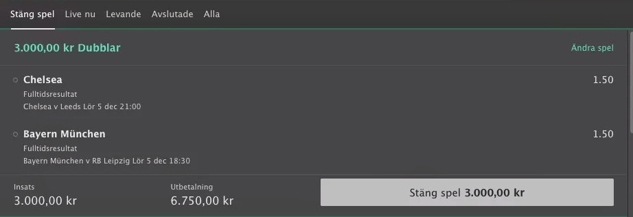 Speltips Chelsea vinst och Bayern München vinst Speltips, odds, tips, betting, spelförslag, bonusar, rek, dagens bästa spel